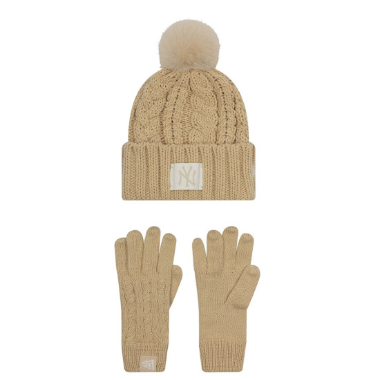 New Era Σετ Σκούφος & Γάντια Youth MLB New York Yankees Beanie & Gloves Set